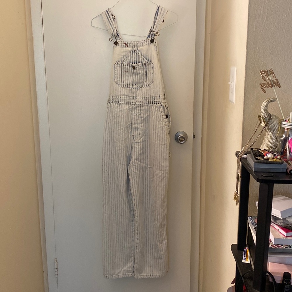 Striped Faherty Overalls